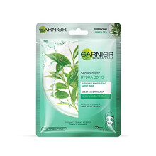 Garnier Skin Naturals, Green Tea Serum Mask, 32 g