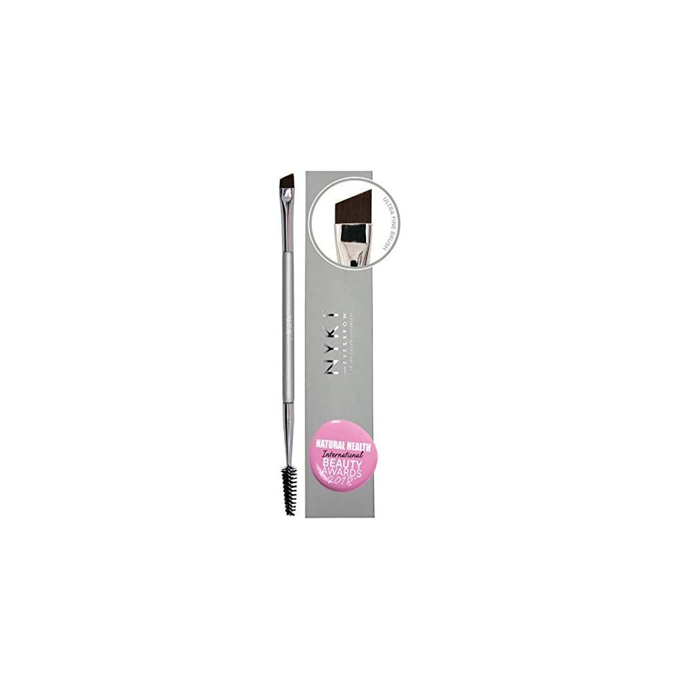 Nyk1 Ultimate Precision Angled Eyebrow Brush And Eyelash Brush - By Eye Brow Brush And Eyeliner Brush Combo (Precision Applicator) Eyebrow Shaper