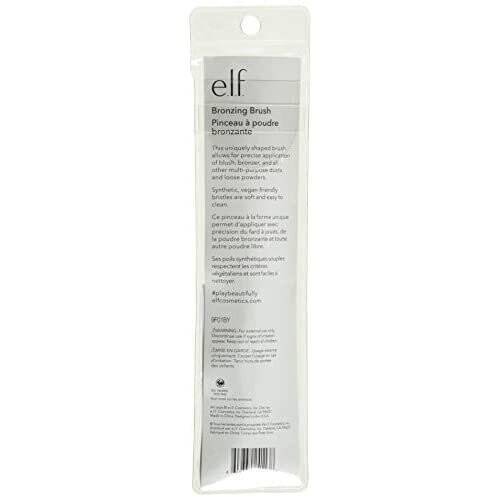 e.l.f. e.l.f. Cosmetics Πινέλο Bronzers, Συνθετικές Γωνιακές Τρίχες για Ορισμό και Σχηματισμό 2