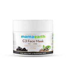 Mamaearth Masque visage au charbon, café et argile, 100 ml