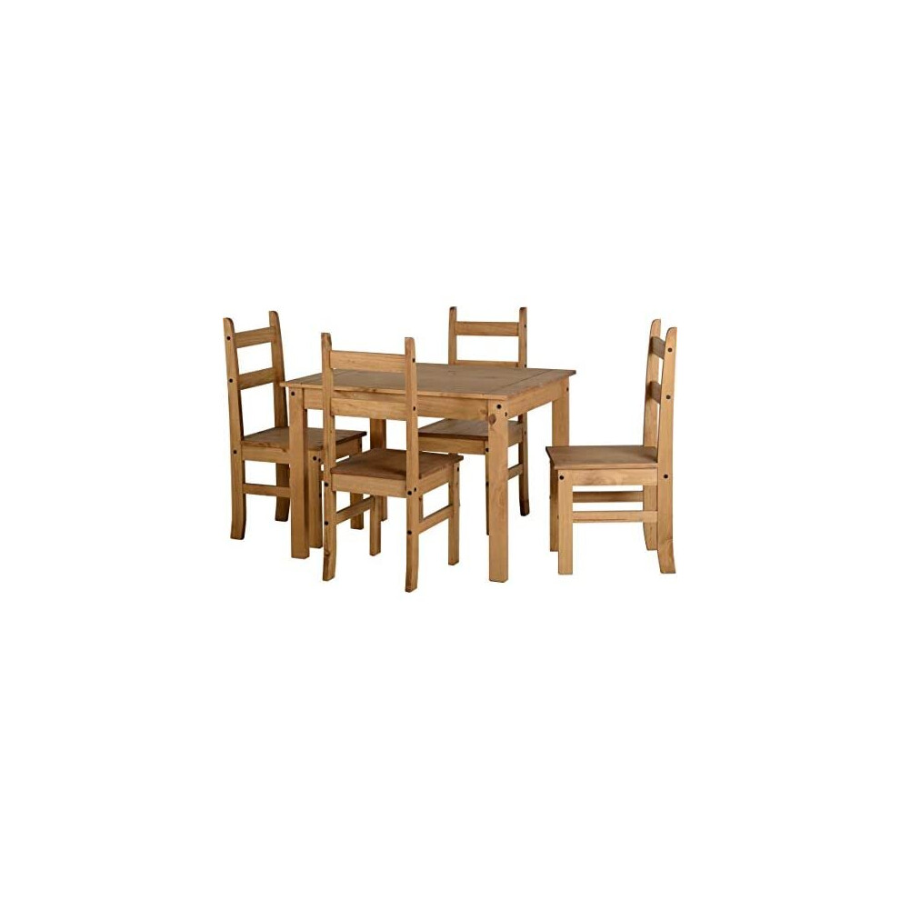 Seconique Corona Budget Dining Set, DWP, Pine Wood, One Size