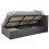 3ft Side Lift Ottoman Silver Grey Single Fabric Side Lift up Storage Bed 1