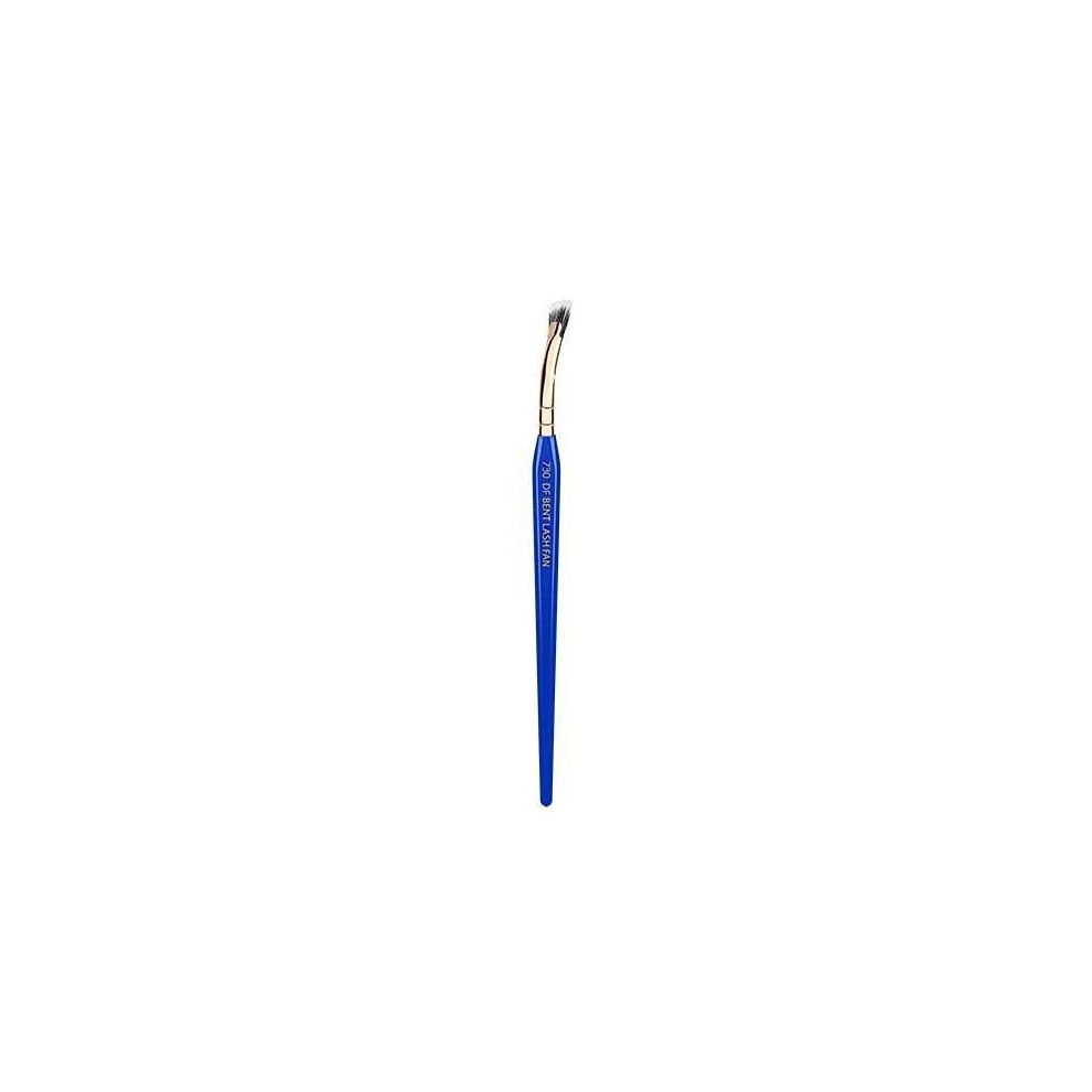 Bdellium Tools Golden Professional Makeup Brush Triangle - Duet Fibre Bent Lash Fan 730