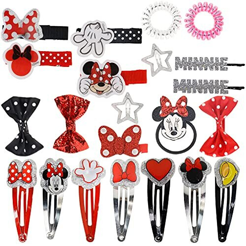 Disney Minnie Mouse - Set di Accessori per Capelli per Bambine dai 3 Anni con 22 Pezzi 1