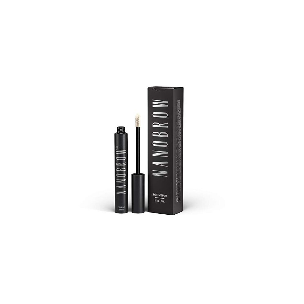 Nanobrow Eyebrow Serum Night Treatment: Growth, Thickening & Strengthening, 50 Ml, Transparent, Peptide Complex, Precision Brush