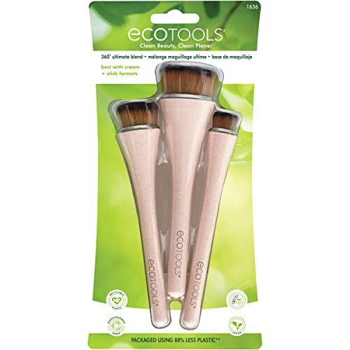EcoTools EcoTools 360 Ultimate Blender Make-up Brush, Set of 3
