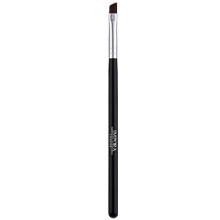 Impora London Angled Eyeliner/Eyebrow Brush. Flat with angled tip. Perfect for Lining/Shaping Eyes and Brows, Winged Liners. Use with Gel, Cream