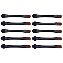 Vsaidi Lidschattenpinsel, Make-up-Pinsel, 10 Stck, Lidschattenschwamm, doppelseitiger Lidschatten-Applikator, Reise-Lidschattenpinsel, Concealer-Pin
