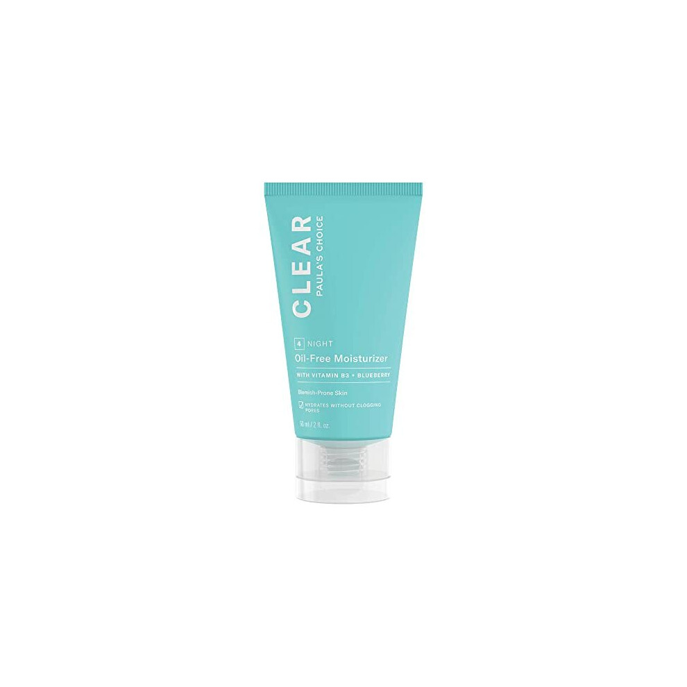 Paula's-Choice Paula's Choice Clear Oil Free Moisturiser - Fights Breakouts, Blackheads & Enlarged Pores - With Niacinamide & Ceramides - Combination To Oily & Cream
