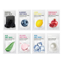 [PACK OF 8] EUNYUL Purity Sheet Mask Pack 8 Types 22ml x 8 pcs Korean Skincare Hydrating & Nourishing & Clarifying Natural Ingredients for All Sk