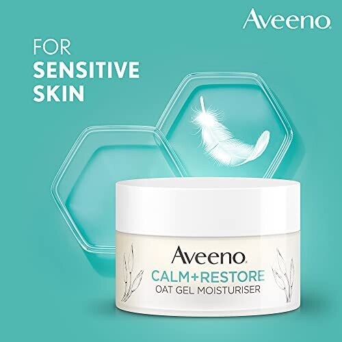 Aveeno Aveeno Face Calm + Restore Oat Gel Moisturiser 50ml 2