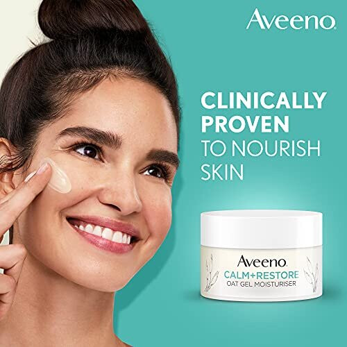 Aveeno Aveeno Face Calm + Restore Oat Gel Moisturiser 50ml 1