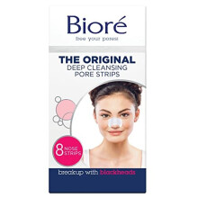 Biore Deep Cleansing Pore Strips for Nose, 8 Count