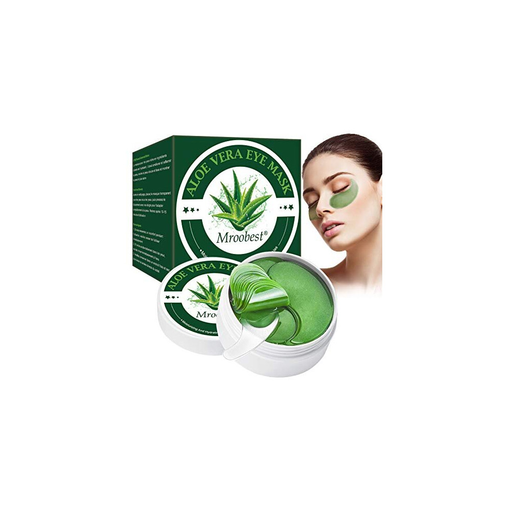 Under Eye Patches, Collagen Eye Mask, Eye Treatment Mask, Aloe Vera Eye Masks, Anti Aging Eye Patches, For Brightens & Reducing Wrinkles, Dark Ci