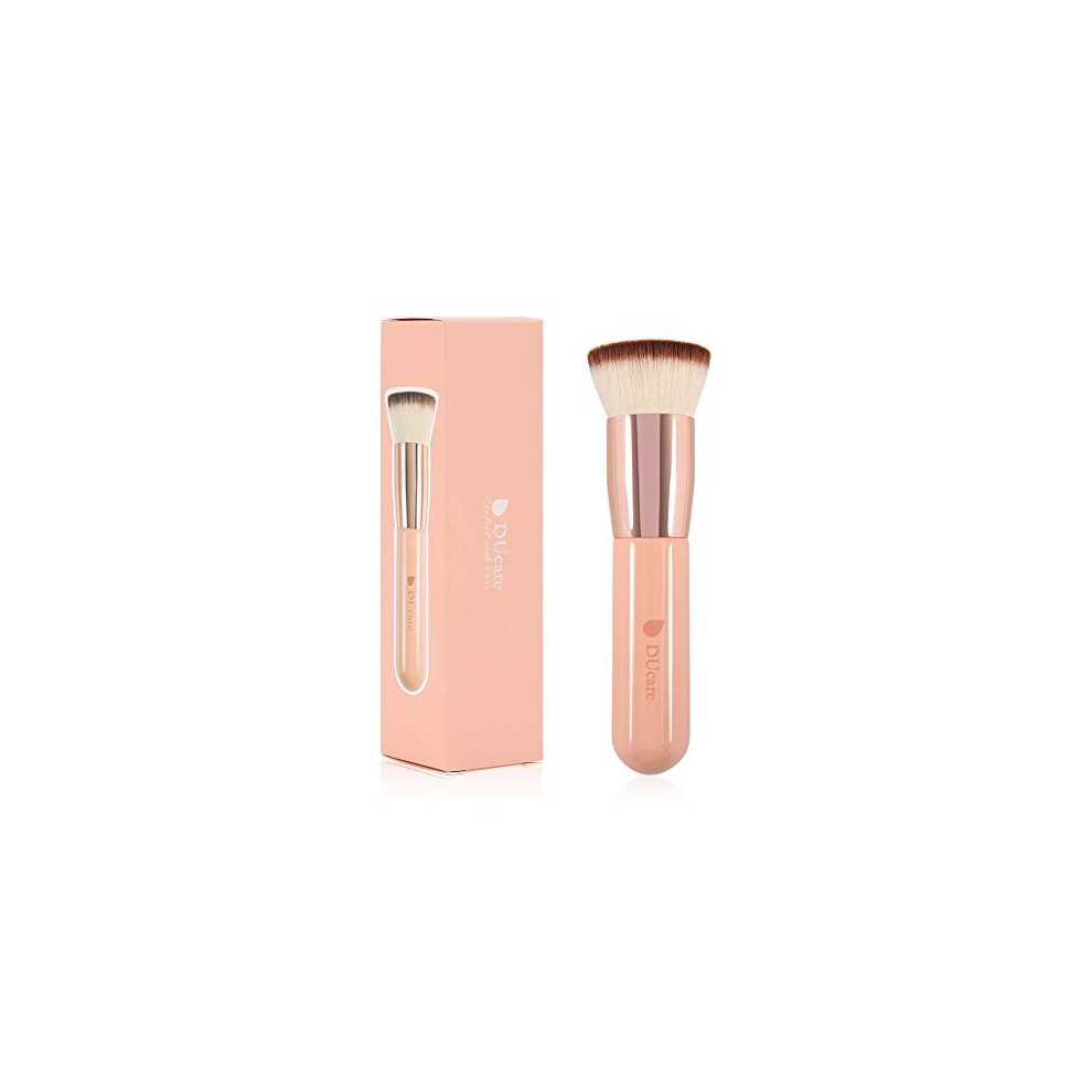 Ducare Cream Foundation Brush, Kabuki Flat Top Makeup Brushes Fake Tan Brush Perfect For Liquid Foundation Blending Tanning, Or Flawless Powder C