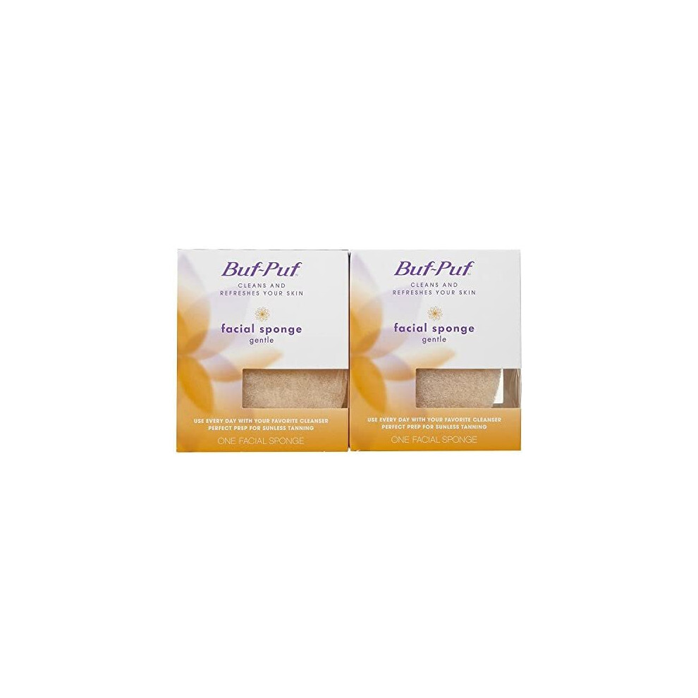 Buf-Puf Gentle Facial Sponge - 2 Pk