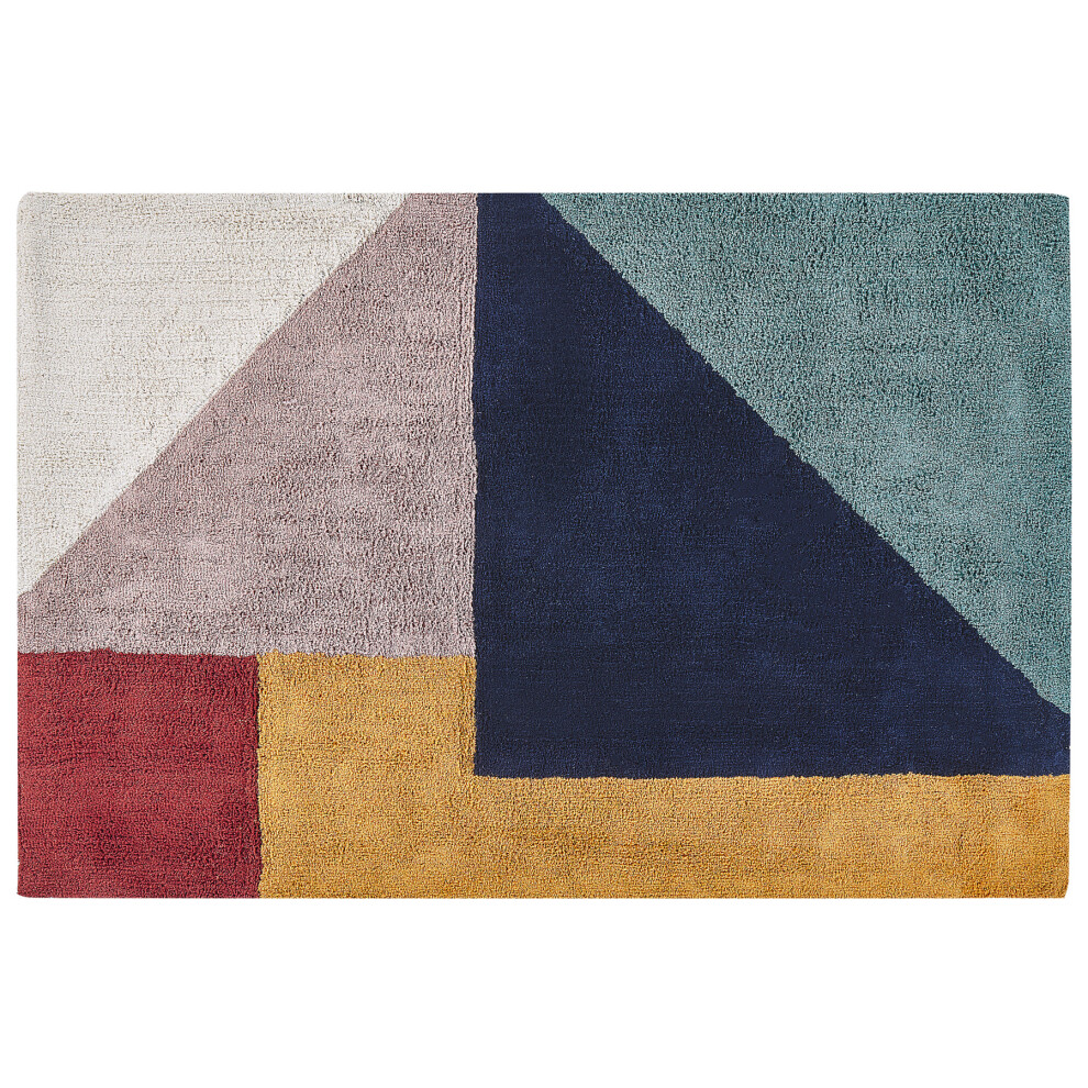 Cotton Area Rug 160 x 230 cm Multicolour JALGAON