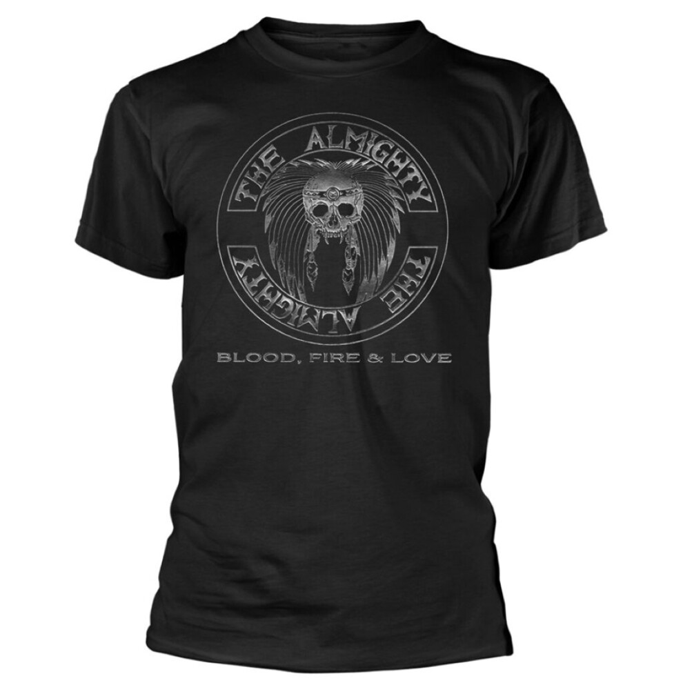 (Medium) The Almighty 'Blood, Fire & Love' (Black) T-Shirt