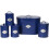 NEO Neo Navy Blue Embossed 5 Piece Kitchen Canister Set 1