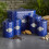 NEO Neo Navy Blue Embossed 5 Piece Kitchen Canister Set 2