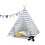 NEO Neo Grey Striped Canvas Kids Indian Tent TeePee 1