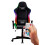 NEO Neo Black Leather Computer Office Gaming Chair with LED Lights 1