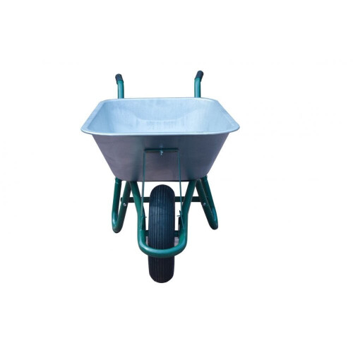 NEO 85L Large Galvanised Wheelbarrow with Pneumatic Tyre 2