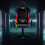 NEO Neo Black Leather Computer Office Gaming Chair with LED Lights 3