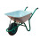 NEO 85L Large Galvanised Wheelbarrow with Pneumatic Tyre 1