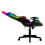 NEO Neo Black Leather Computer Office Gaming Chair with LED Lights 5