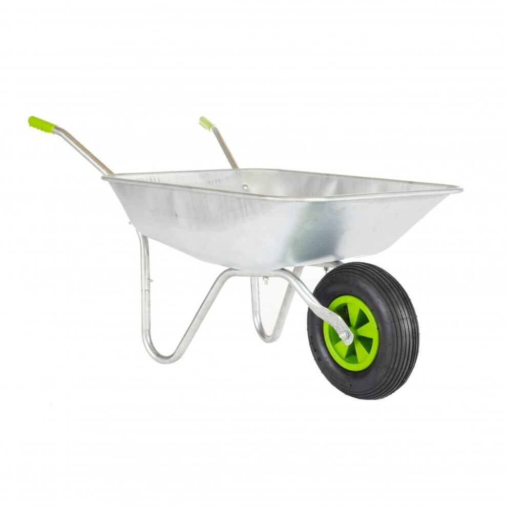 65 Litre Wheelbarrow With Galvanised Pneumatic Tyre