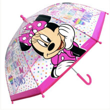 Minnie Mouse Rainbow Girls Character Umbrella Rain Brolly