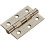 Loops Door Handle & Bathroom Lock Pack Satin Nickel Modern Mitred Round Bar Backplate 4