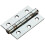 Loops Door Handle & Latch Pack Chrome Straight Rounded Bar on Screwless Round Rose 4