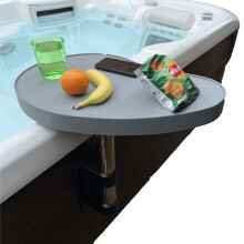 Happy Hot Tub Caddy Tray Table Spa Side Storage Drinks Food Tubs