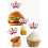(60) Union Jack Cocktail Sticks | Food Decorations 6