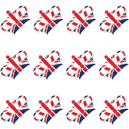 (60) Union Jack Cocktail Sticks | Food Decorations 2
