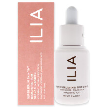 ILIA - Super Serum Skin Tint SPF 40 | No Comedogénico, Vegano, Ligero, Protege contra Luz Azul, + Contaminación