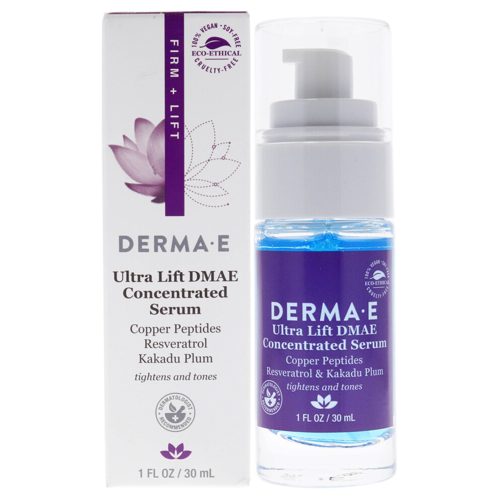 Derma-E Ultra Lift DMAE Concentrated Serum for Unisex 1 oz Serum