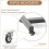Easylife Anywhere Versatile Table | Portable Overbed/Chair Table – Height Adjustable, Tilting, Rotating and Wheeled 8