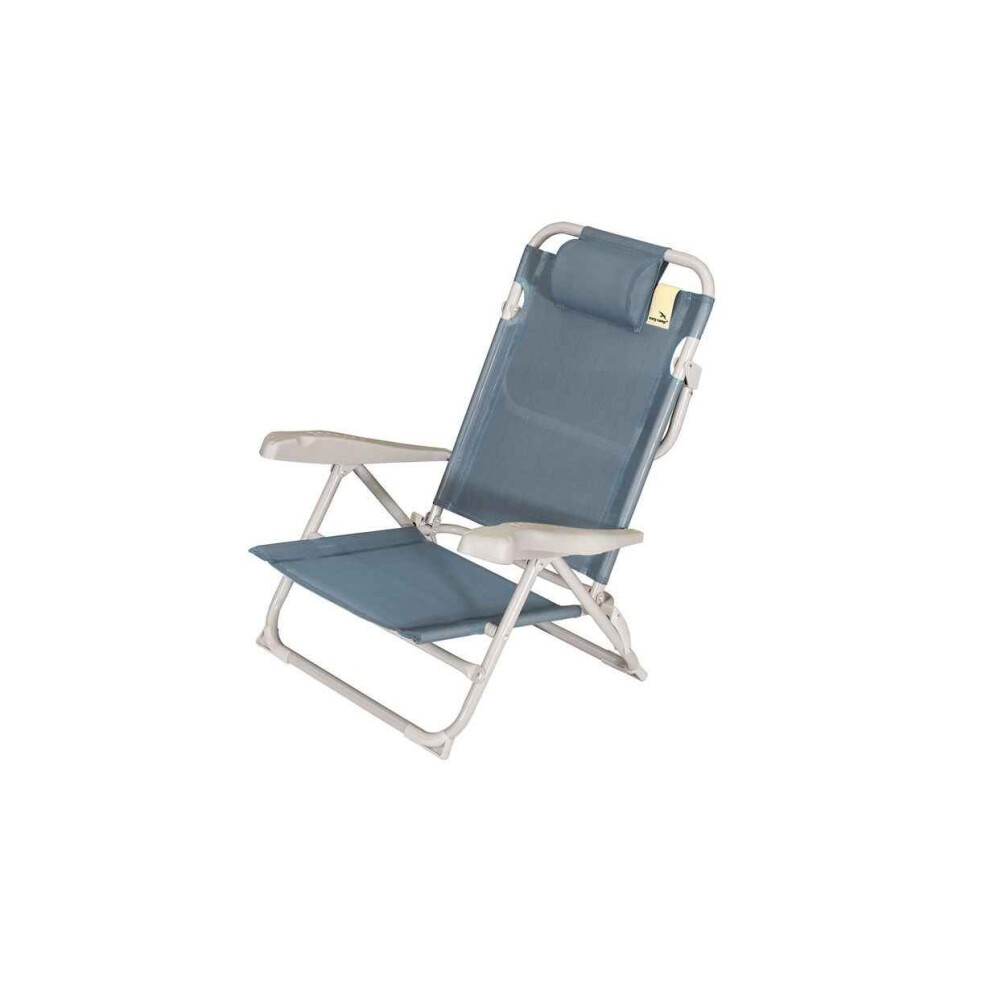 Easy Camp Folding Beach Chair Ocean Blue Outdoor Camping Hiking Chair Seating