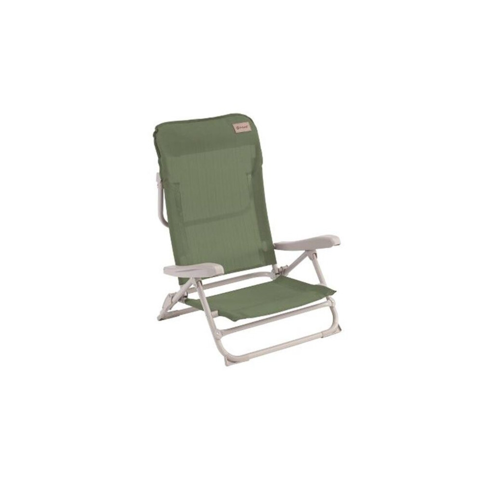Outwell Folding Beach Chair Green Vineyard Outdoor Campsite Camping Seating