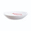 (Red, 6 Soup Bowls) Luminarc 18pc Opal Glass Black Red Dinner Set 2