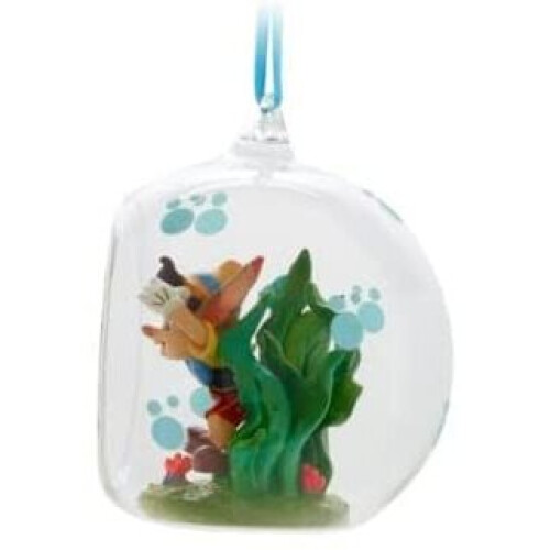 Disney Pinocchio Underwater Hanging bubble Ornament 1