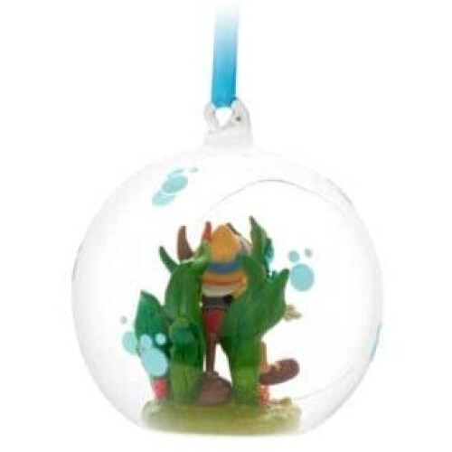 Disney Pinocchio Underwater Hanging bubble Ornament 2