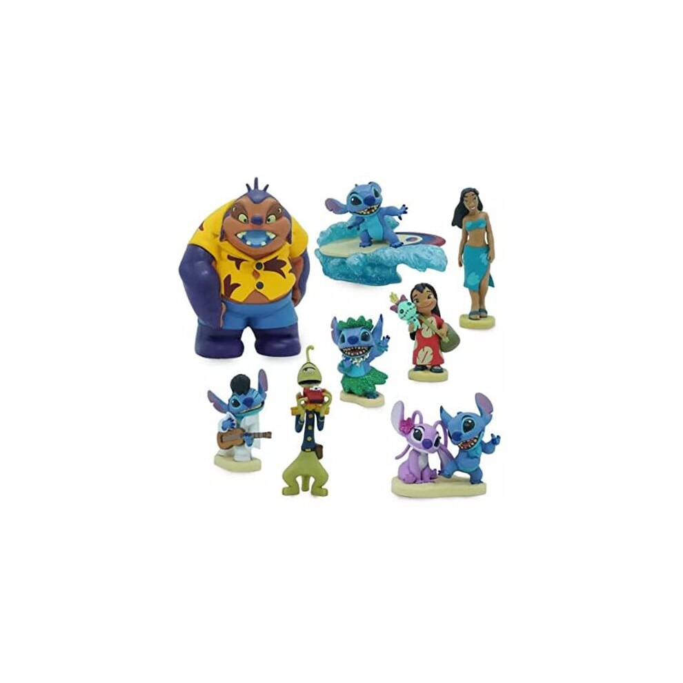 New Disney Official Lilo & Stitch Deluxe Figurine Figure Play Set