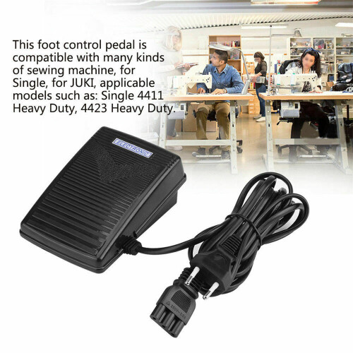 Sewing Machine Foot Control Pedal Foot Controller Power Cord 2