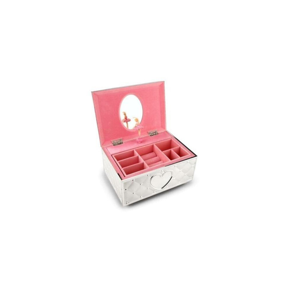 Bo?te ? bijoux musicale ballerine Lenox 6205231, souvenirs d'enfance, finition m?tallique, cadeau id?al pour enfants et collectionneurs.
