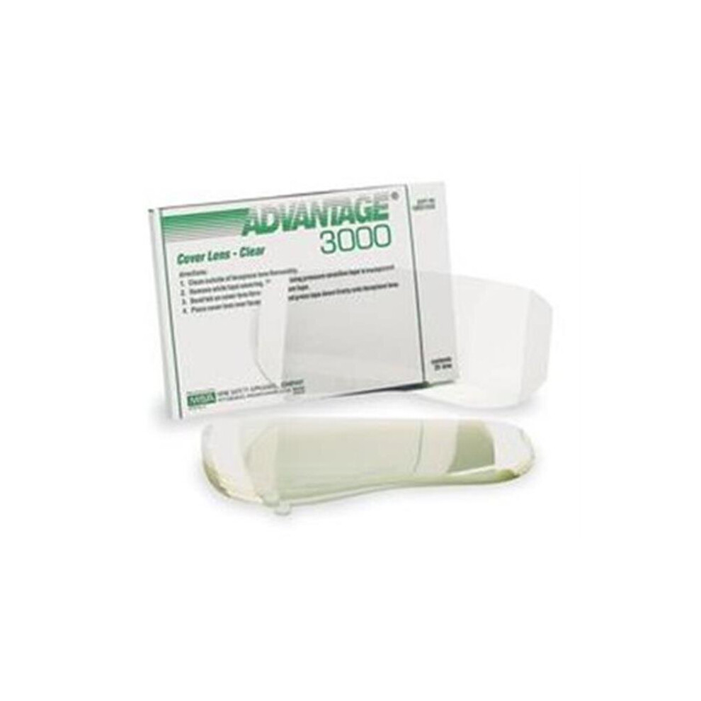 Photos - Safety Equipment MSA 454-10031542 Clear Cover Lens For Advantage 3000 Respirator 
