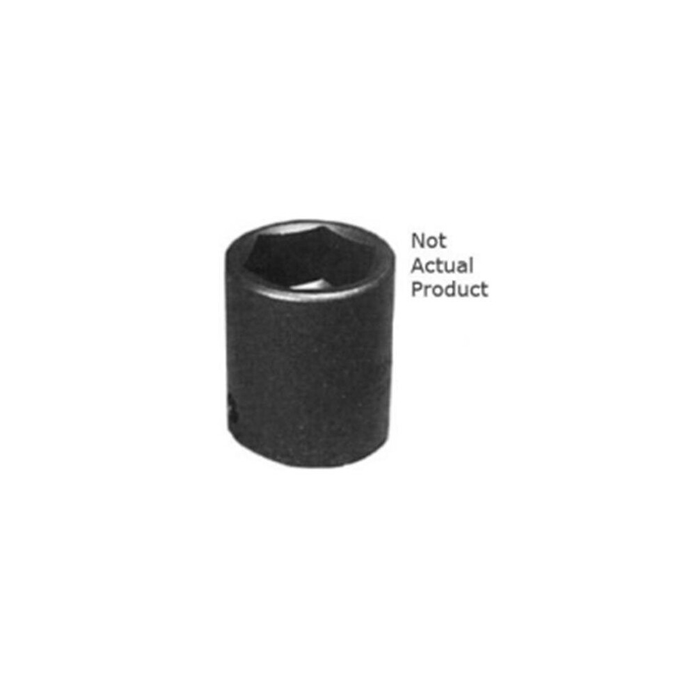 K Tool International Kti-33114 0.5 In. Drive Shallow 6 Point Impact Socket, 0.43 In. 769622331144